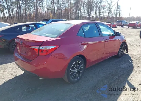 2015 Toyota Corolla S Plus from USA, damaged, VIN 2T1BURHEXFC230466